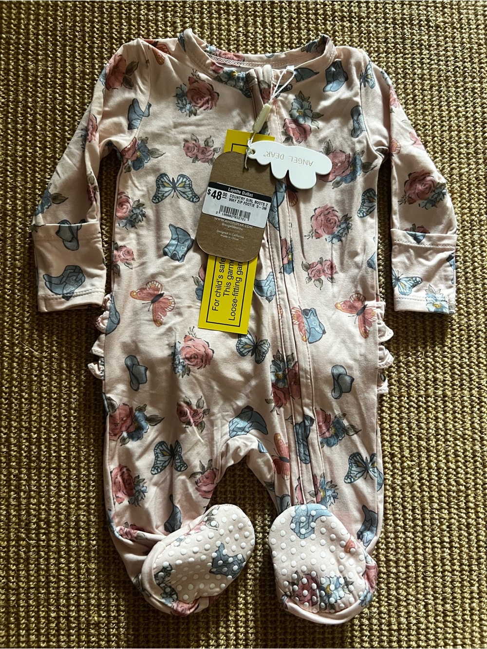 NWT Angel Dear Bamboo Footie